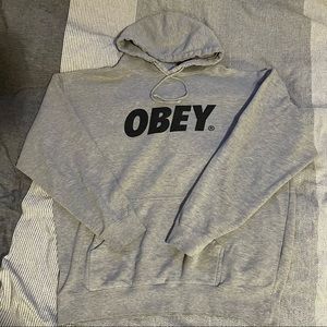 Obey - Black Print Hoodie